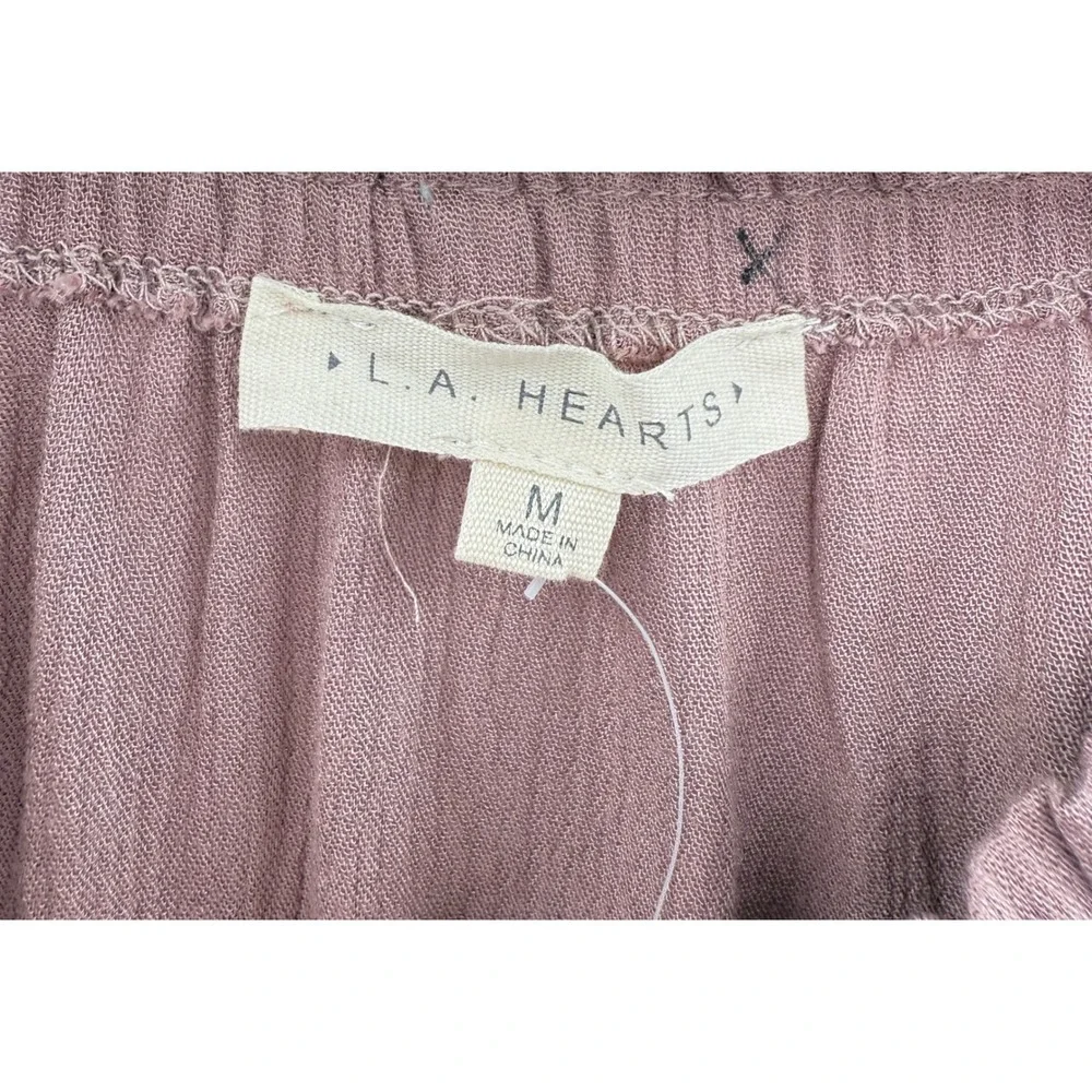 La Hearts mauve pink